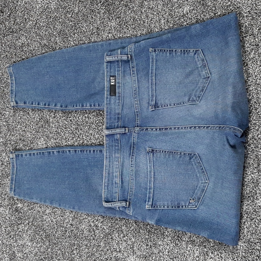 KUT FROM THE KLOTH JEANS HIGH RISE ANKLE SKINNY 10
